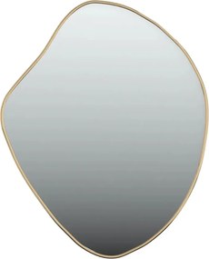 Ścienne zlote lustro wiszące 50x40 cm H1-B53