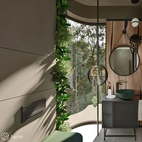 Przycisk spłukujący czarny IPPO