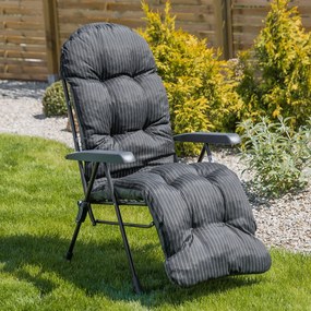 Fotel ogrodowy z podnóżkiem Samar Plus C012-07PB PATIO