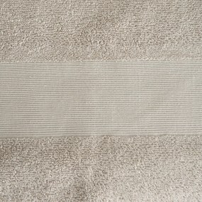 Beżowe bawełniane ręczniki kąpielowe frotte zestaw 2 szt. 90x140 cm Anti-Bacterial – Catherine Lansfield