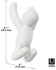Ścienne plastikowe haczyki zestaw 3 szt. Buddy – Umbra