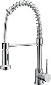 Plimo bateria zlewozmywakowa z ruchomą słuchawką prysznicową, chromowana - Essebagno