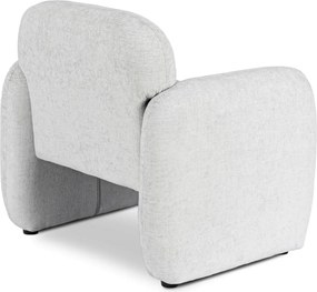 Szary fotel wypoczynkowy z podłokietnikami T8-D65