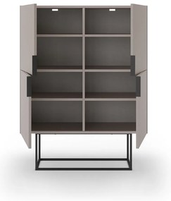 Szarobeżowa szafka 100x130 cm Titan – Marckeric