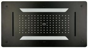 Deszczownica sufitowa XXL super płaska DPG5030Super płaska w kolorze czarnym matowym - 70 x 38 cm - montaż w suficie podwieszanym