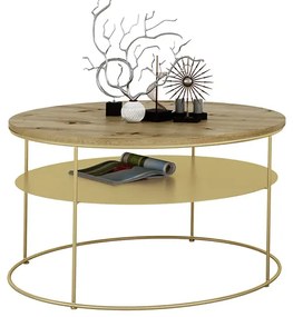 Nowoczesny stolik kawowy dąb artisan H5-M07