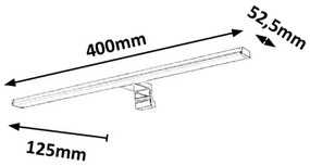 Rabalux 2114 oprawa łazienkowa LED Levon , 40 cm