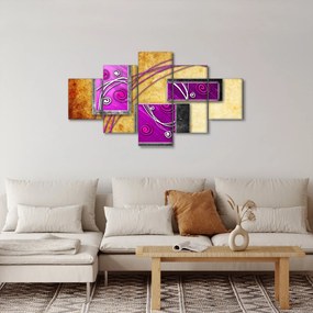 Obraz abstrakcji (125x70 cm)