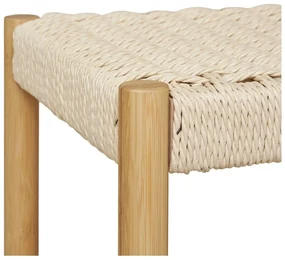 Bambusowy zestaw do przedpokoju w naturalnym kolorze Ember – House Nordic