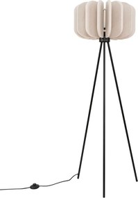 Beżowa lampa stojąca z abażurem Z7-P95