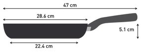 Patelnia ceramiczno-aluminiowa ø 28 cm Renew On – Tefal