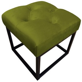 Pufa CHESTERFIELD LOFT ławka podnóżek metal BL75