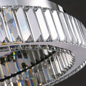 LAMPA KRYSZTAŁOWA PLAFON APP1744-C 50 cm CHROM