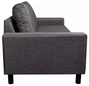 Stylowa trzyosobowa ciemnoszara sofa - Izarra 3X