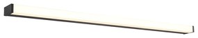 Kinkiet LED w kolorze matowej czerni (dł. 120 cm) Fabio – Trio