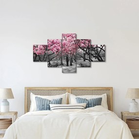 Obraz drzew magnolii (125x70 cm)