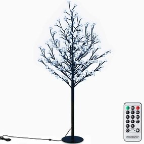 Monzana Świecące drzewo CHERRY do wnętrz i na zewnątrz, 180cm, niebieski