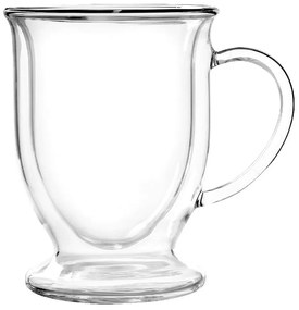 Szklanek kubki do latte z podwójną/z ścianką zestaw 2 szt. 250 ml Amo – Vialli Design