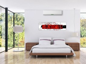 Obraz abstrakcji (170x50 cm)