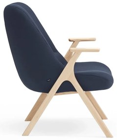 Ciemnoniebieski fotel Dins – Teulat