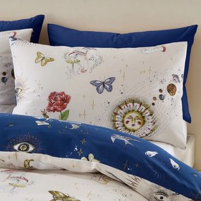Niebiesko-kremowa pościel dwuosobowa 230x220 cm Astrology – Sassy B