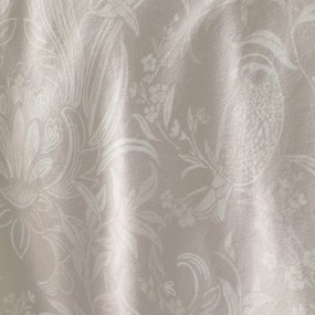 Beżowa aksamitna pościel dwuosobowa 230x220 cm Bridgerton Regal Birds – Catherine Lansfield