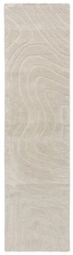 Kremowy wełniany chodnik tkany ręcznie 60x230 cm Mesmerise Natural – Flair Rugs