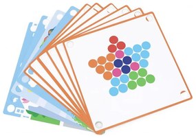 Viga drewniana gra kulki złap i dopasuj układanka montessori