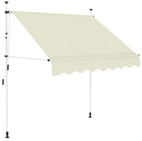 Kremowa markiza tarasowa R2-F25