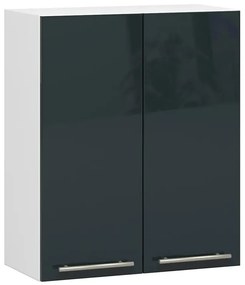 Szafka kuchenna w kolorze grafit połysk L9-T82