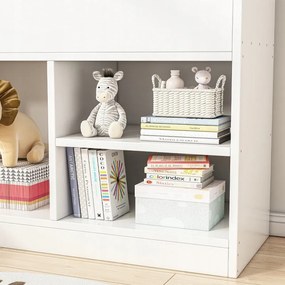 Regał na książki i czasopisma dla dzieci – szafka na zabawki – stojąca biblioteczka