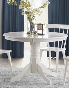 Okrągły stół Gloster na drewnianej nodze