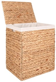 Kosz na pranie z hiacyntu wodnego w naturalnym kolorze Passo – House Nordic