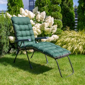 Leżak ogrodowy z podnóżkiem Setenil Black Edition H024-32PB PATIO