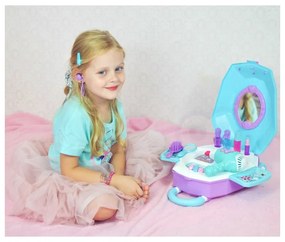 Woopie toaletka dla dziewczynki 2w1 salon piękności w walizce