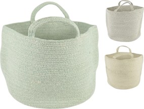 Kosz do przechowywania z uchwytami COTTON HAVEN 35x35 cm - więcej kolorów Kolor: Šedozelená