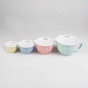 Zestaw 4 kamionkowych miarek Sass &amp; Belle Retro