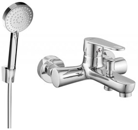 Mexen Kama R75 bateria wannowa z zestawem prysznicowym, chrom - 7253R75-00