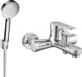 Mexen Kama R75 bateria wannowa z zestawem prysznicowym, chrom - 7253R75-00