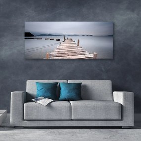 Obraz na płótnie Stalowa Konstrukcja nad Zatoką