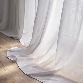 Zasłona na taśmie marszczącej półprzezroczysta ecru 140 x 280 cm 1 szt.