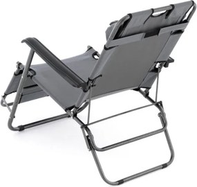 Krzesło ogrodowe składane, szare