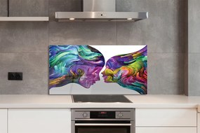 Panel nad Blat Kuchenny Ludzie w Kolorowych Mazach