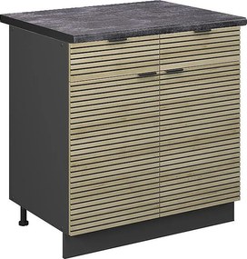 Szafka dolna do kuchni panel dębowy 80x60x82 fame-line