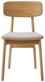 Beżowo-naturalne krzesło Livo – Unique Furniture