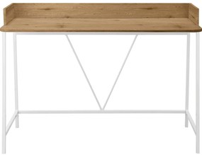 Biurko z blatem w dekorze dębu 50x120 cm Savona – Støraa