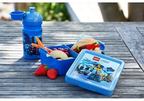 Dziecięca niebieska butelka na wodę LEGO® City, 390 ml