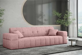 Sofa trzyosobowa NIMES, tkanina Perfect Harmony, Różowy