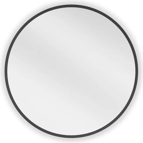 Mexen Loft lustro łazienkowe okragłe 40 cm, rama czarna - 9850-040-040-000-70