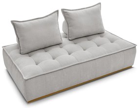 Jasnoszara sofa z materiału bouclé 175 cm Elisa – Bobochic Paris